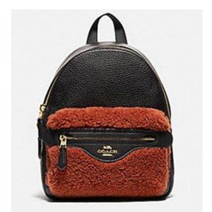 COACH SHEARLING BACKPACK  NWT